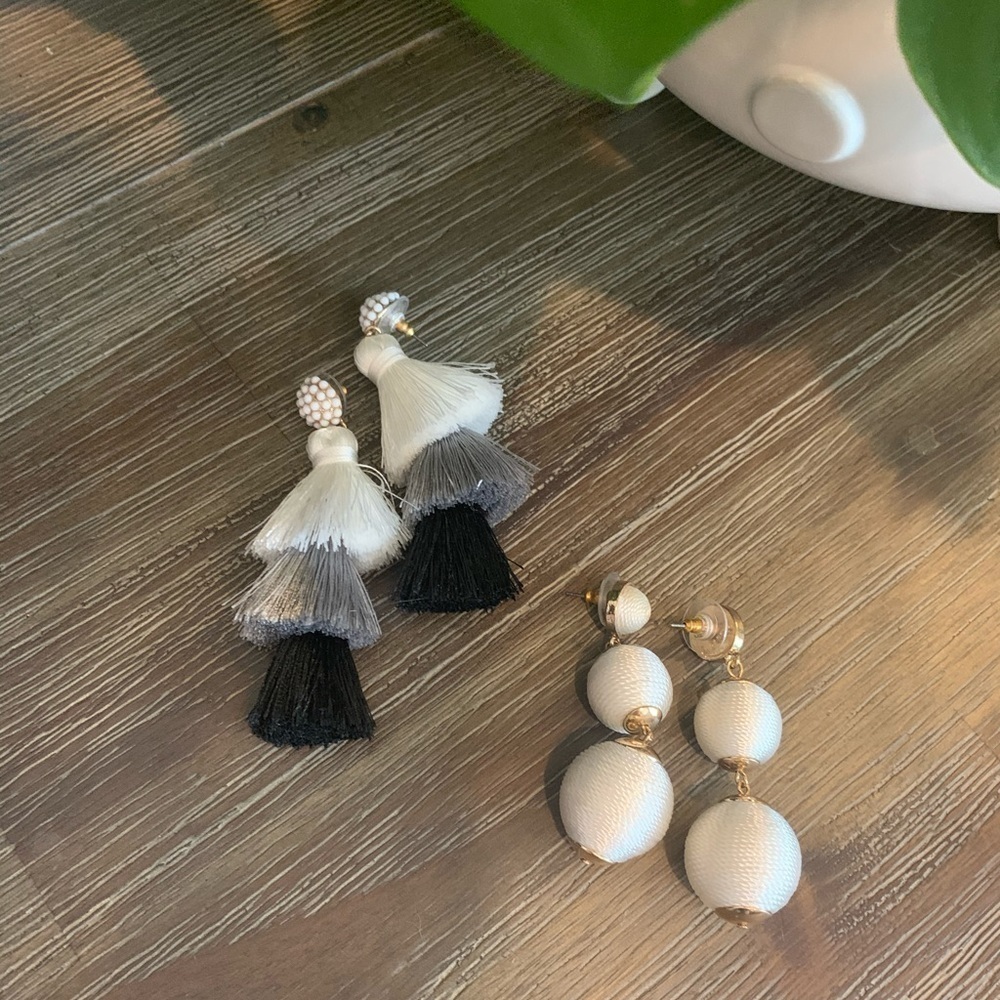 Set of 2 BaubleBar Tassel Earrings